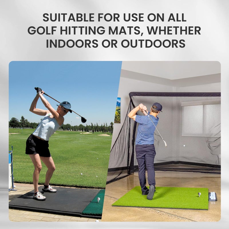 FINGER TEN Golf Rubber Tees Driving Range Value 5 Pack, Mixed Size or 5 Same Size for Practice Mat (White 5 Pack All 3.0'') - Image 4